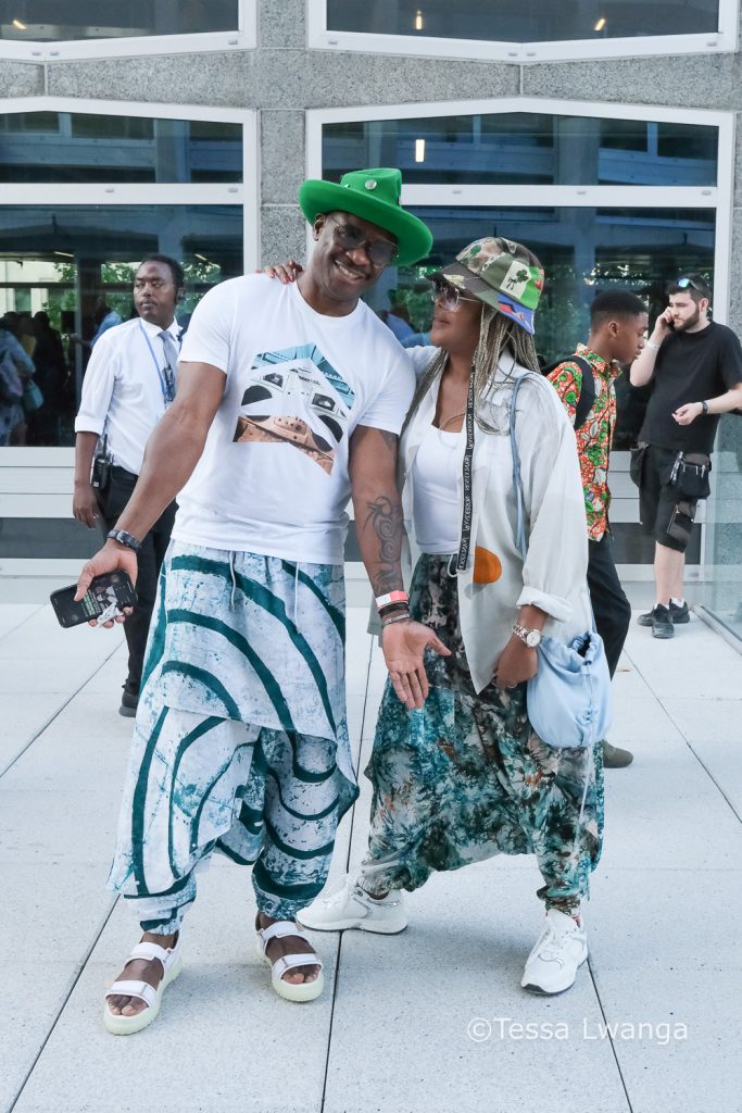 Black couple at Africa Fashion Week London