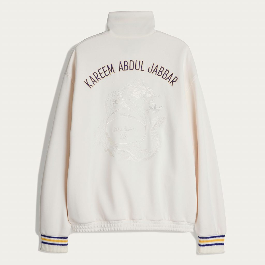 E-commerce image of tracksuit top on white background