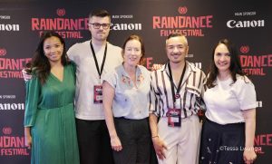 Production team and Executive Director of Raindance Film Festival, for World Premiere of FABRIC at Vue Piccadilly June 2026