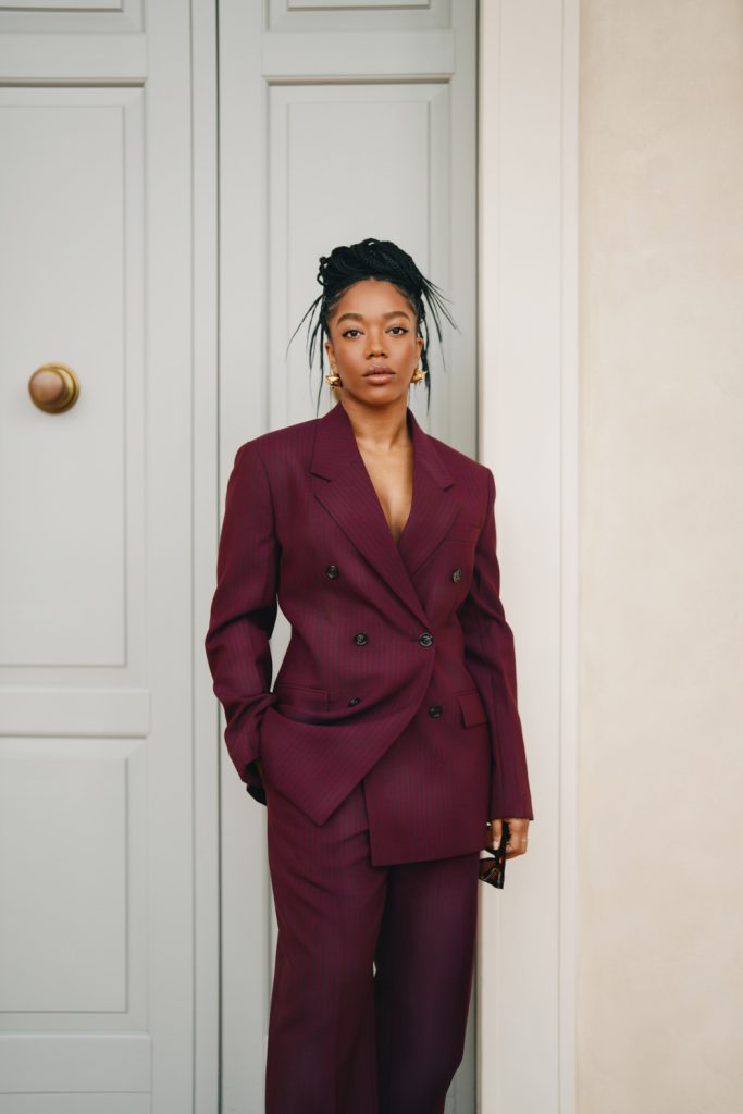 Colour photograph of Actress Naomi Ackie